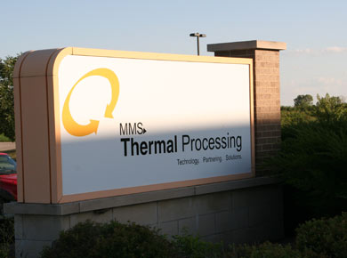 MMS Thermal Processing sign
